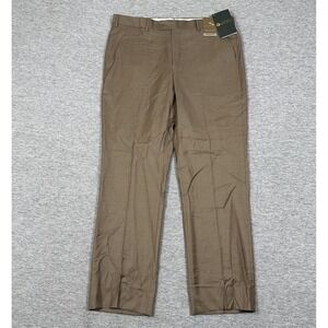 Santorelli Loro Piana Dress Pants Mens 36x30 Brown Roma Super 110s Wool NEW